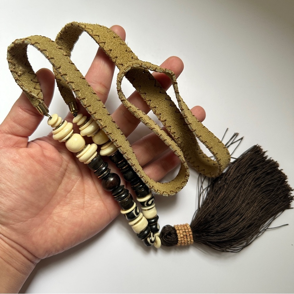 Vintage Tassels Beaded Necklace